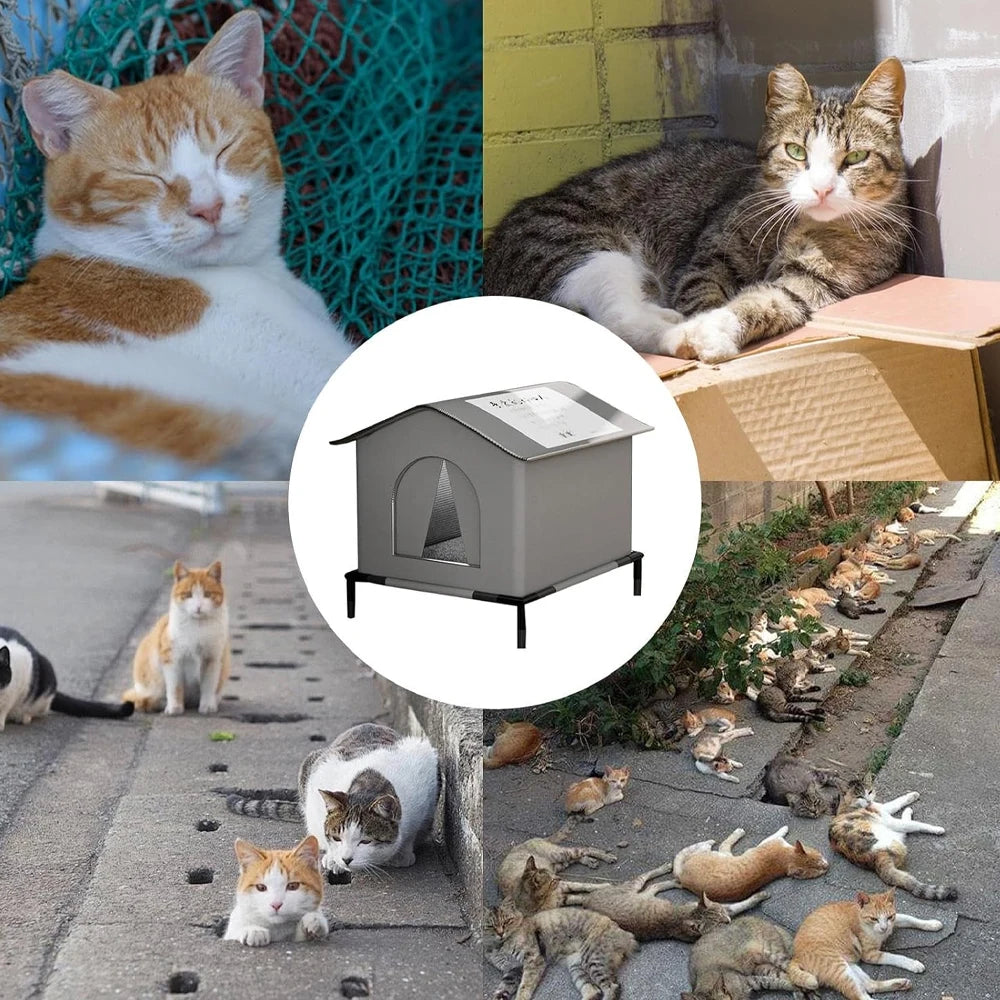 ZooFlex Foldable Outdoor Cat House