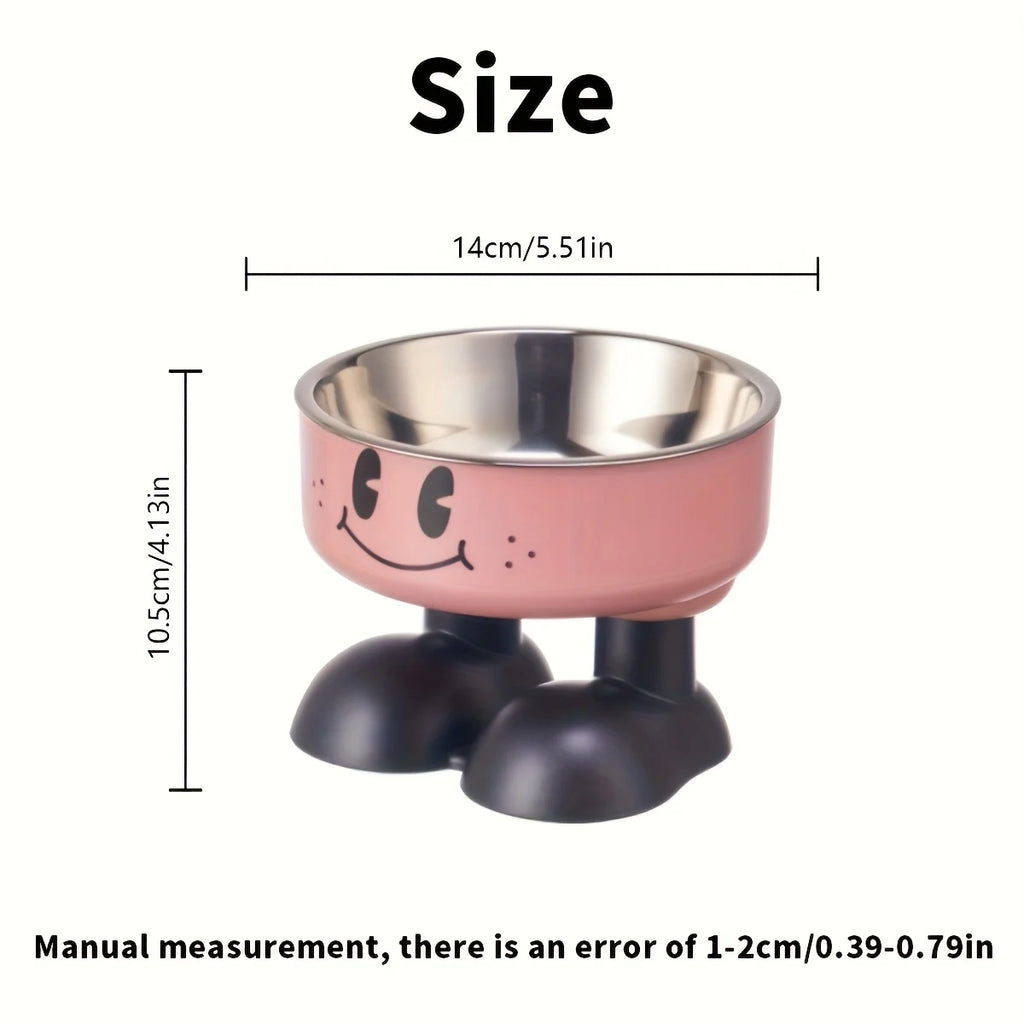 Zooflex DineEase – Elevated Stainless Steel Pet Bowl