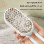 ZooFlex Electric Spray Pet Grooming Brush – Cat & Dog Hair Removal Massage Comb