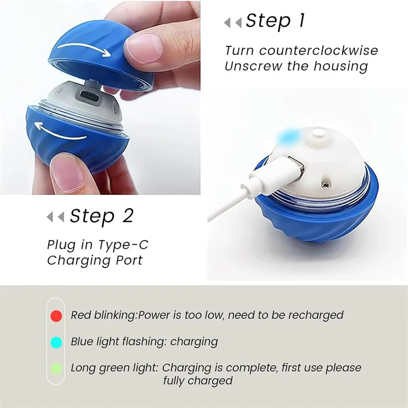 Zooflex PawPulse – Smart Interactive Moving Dog Ball