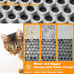 ZooFlex Large Cat Litter Mat – Waterproof & Non-Slip