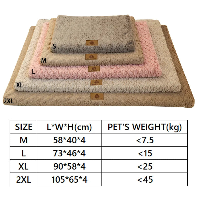 ZooFlex 3D Sponge Dog Bed – Washable Faux Fur Cover & Non-Slip Pet Crate Mattress