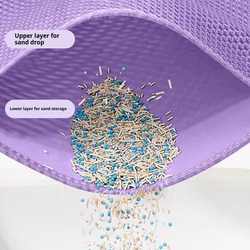ZooFlex EVA Cat Litter Mat – Waterproof Double-Layer Design