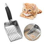 ZooFlex Metal Cat Litter Scoop – Long Handle Cleaning Shovel