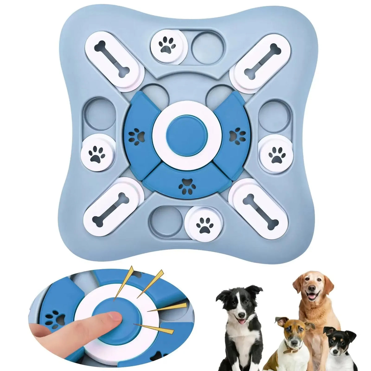 Zooflex BrainPaws – Interactive Dog Puzzle Feeder