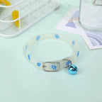 ZooFlex Glow-in-the-Dark Cat Collar – Adjustable Paw Print Design