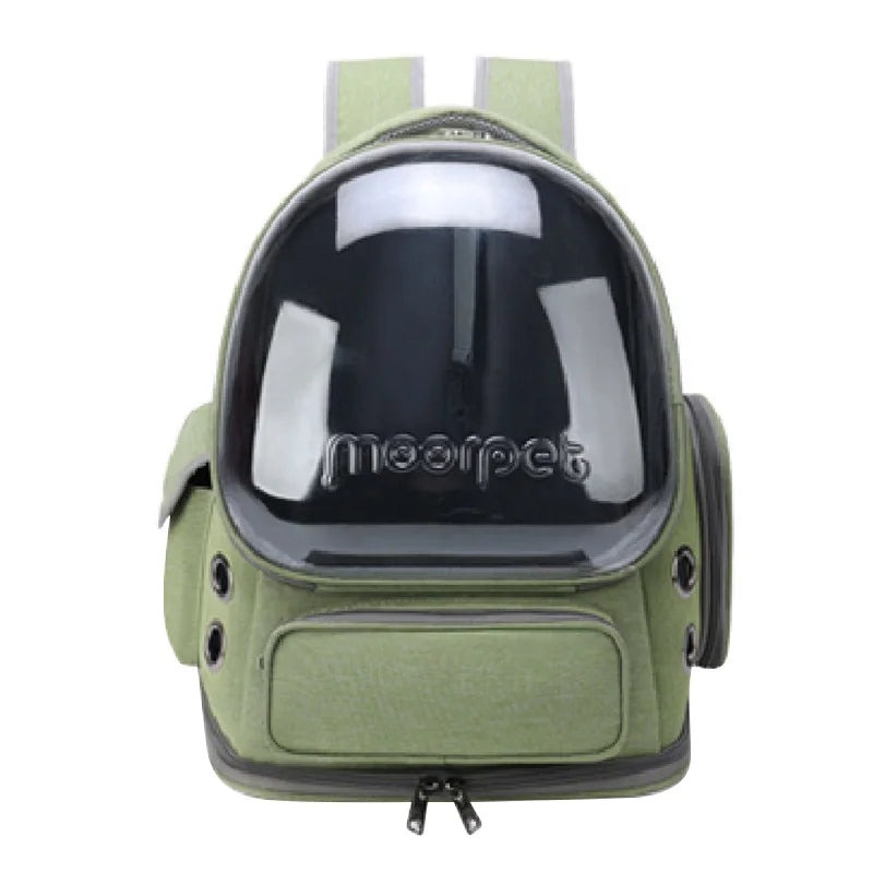 ZooFlex Transparent Cat Backpack – Breathable Pet Travel Carrier