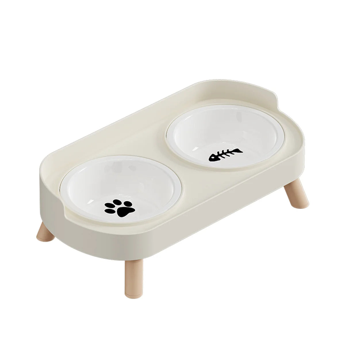 Zooflex AquaDine – Adjustable Double Pet Bowl Feeder