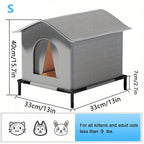 ZooFlex Foldable Outdoor Cat House