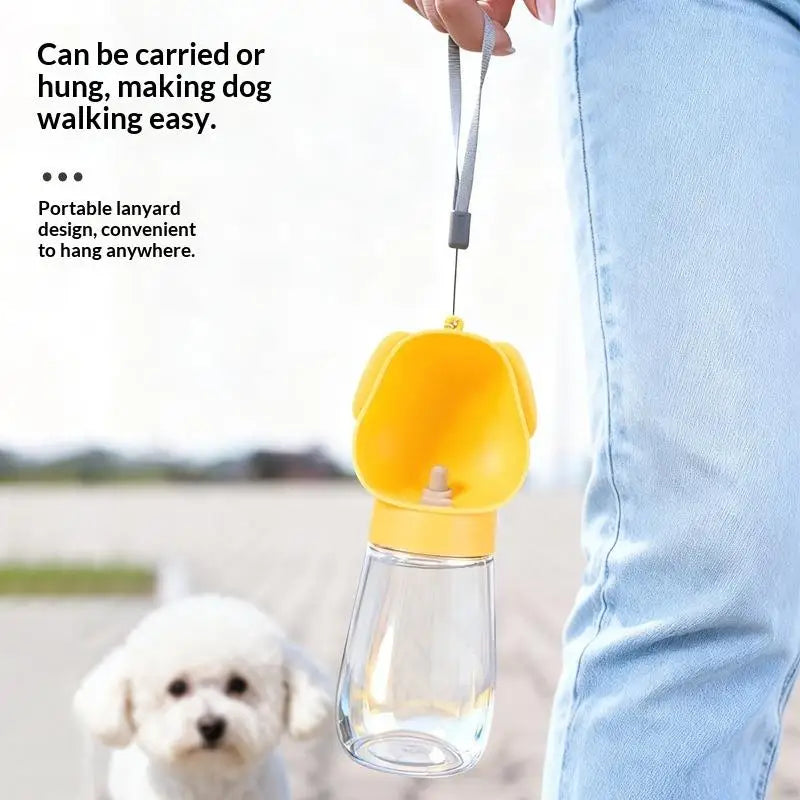 ZooFlex Leak-Proof Dog Water Bottle with Drinking Cup – Portable Pet Travel Dispenser