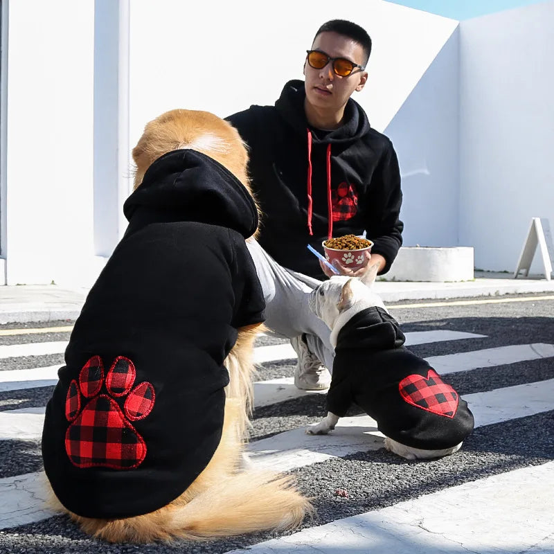 ZooFlex Winter Fleece Dog Hoodie – Warm Hooded Coat for Small, Medium & Large Dogs
