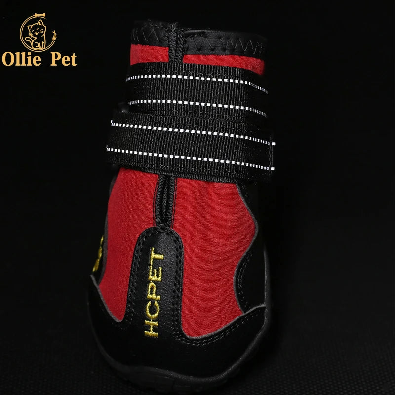 ZooFlex Waterproof Dog Boots – Anti-Slip Reflective Winter Shoes for Small & Large Dogs