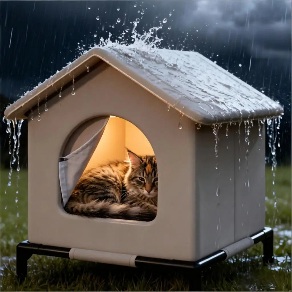 ZooFlex Foldable Outdoor Cat House