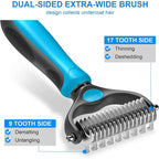 Zooflex FurEase – 2-in-1 Deshedding & Dematting Brush