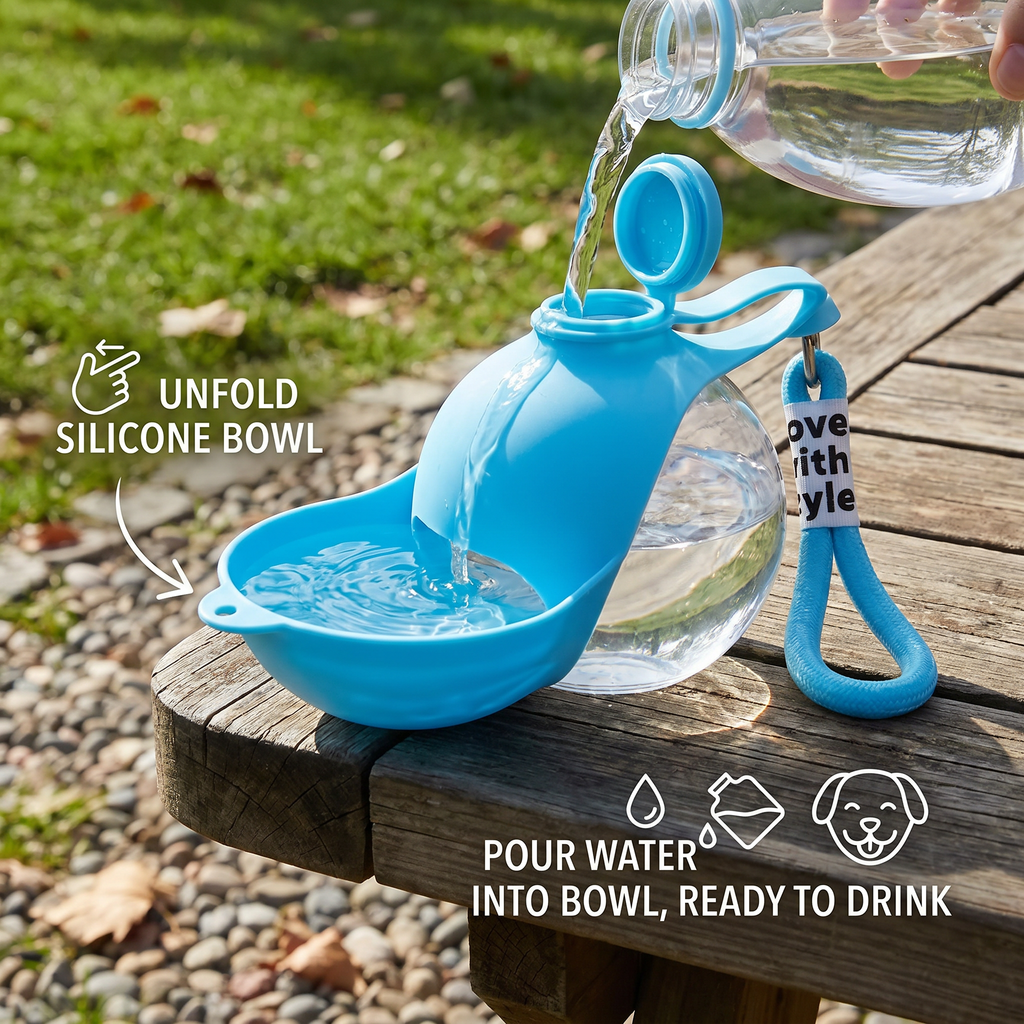 Sphere 2-in-1 Dog Water Bottle