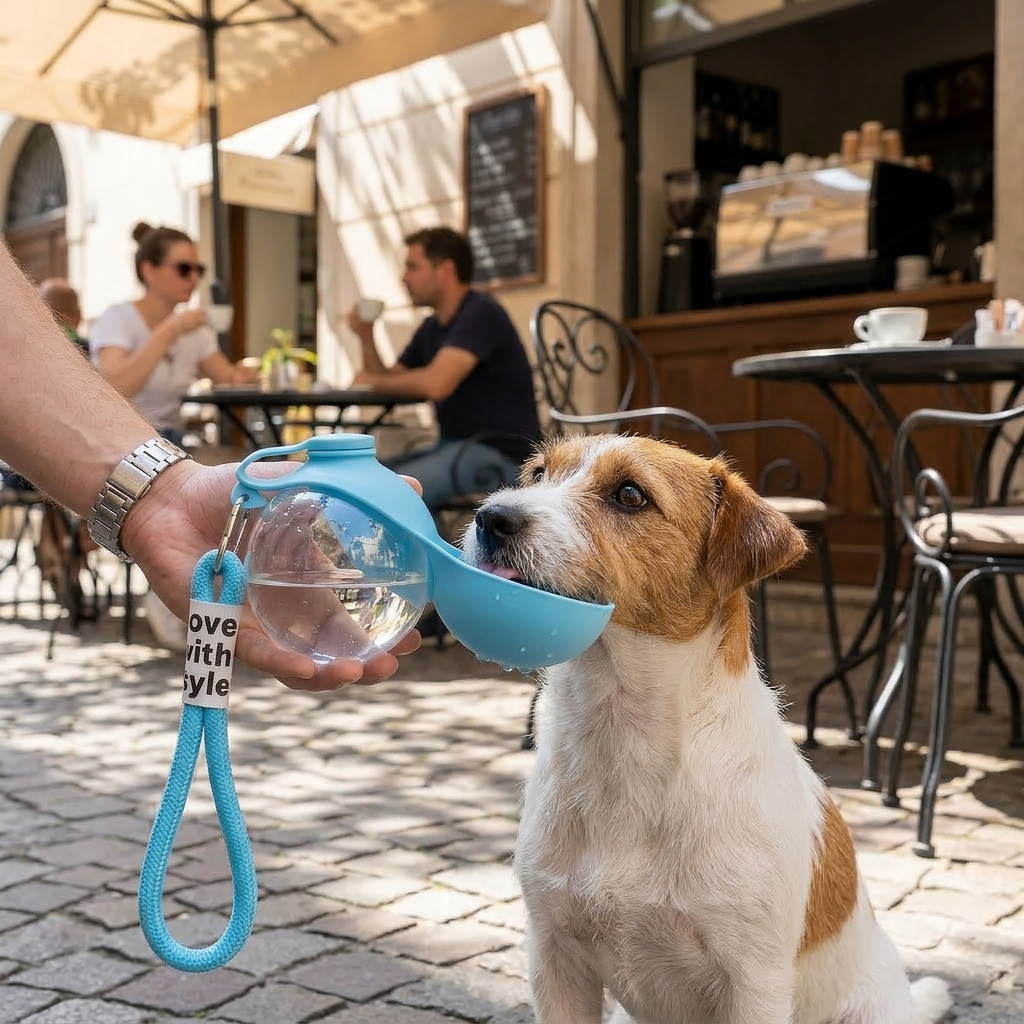 Sphere 2-in-1 Dog Water Bottle