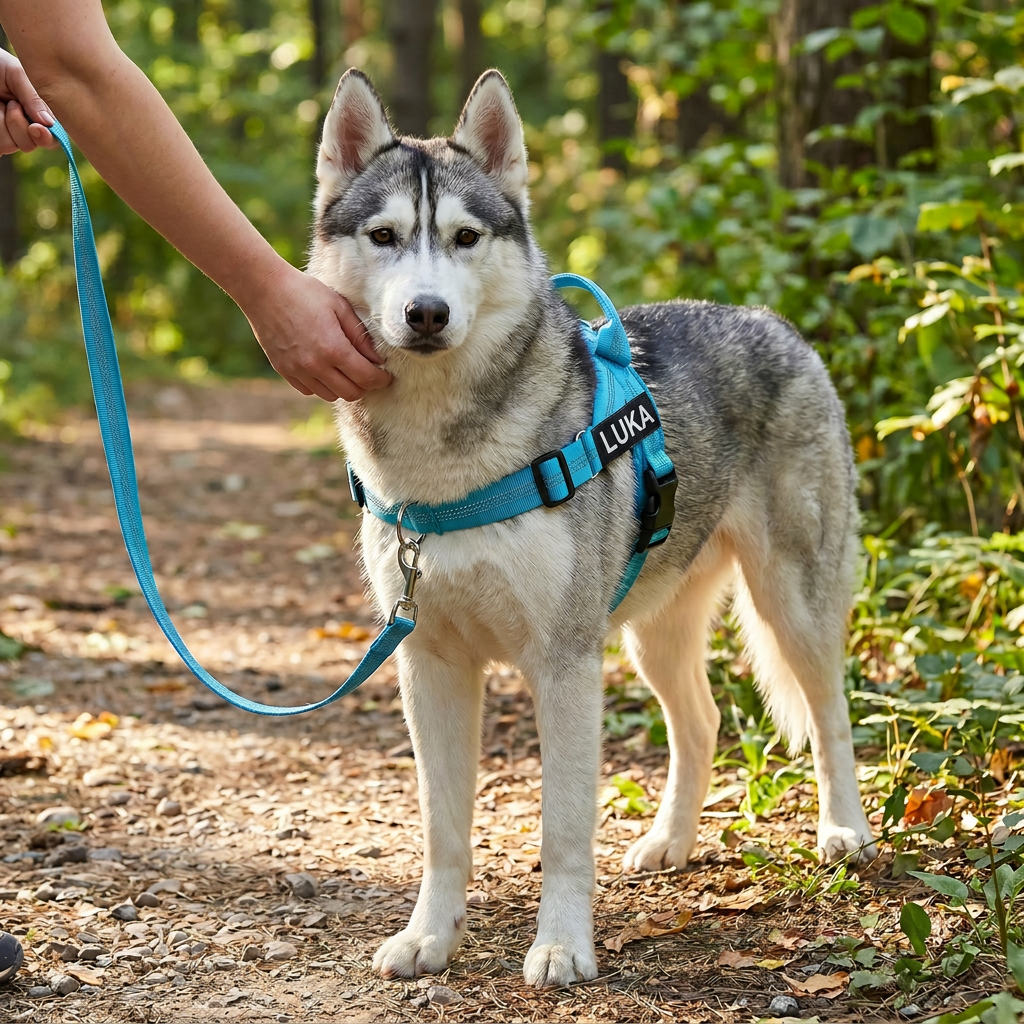 Personalized Reflective No-Pull Dog Harness