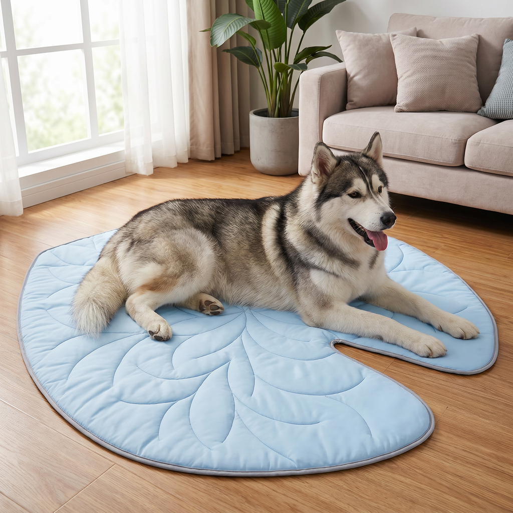 Cooling Leaf-Shaped Pet Mat