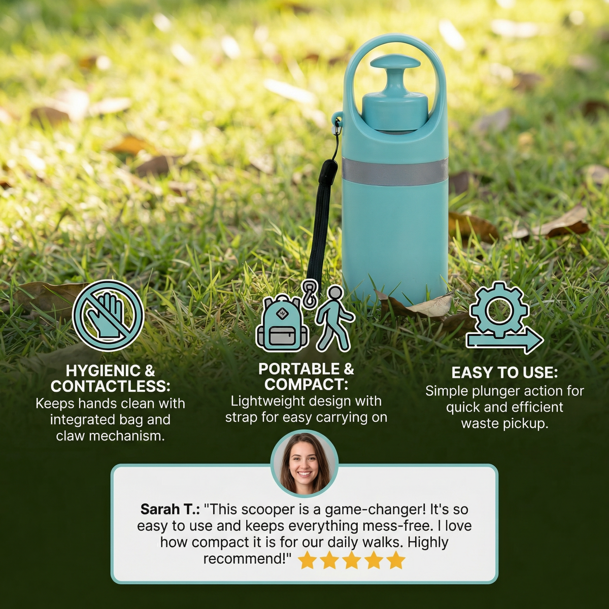 Dog Poop Scooper with Bags